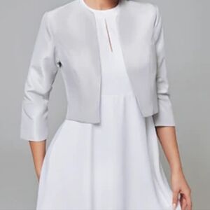 Lan Ting by Light In The Box Silver shrug jacket